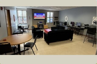 Seating area at Rhodes Center